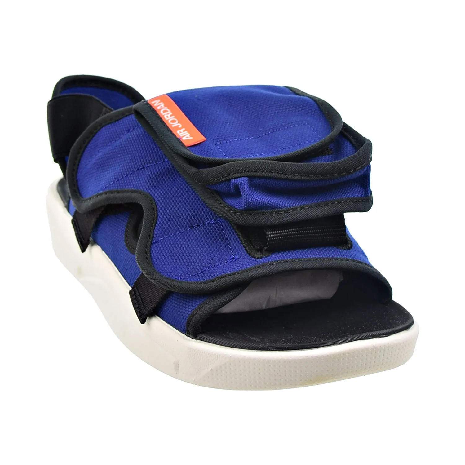 Life Slippers Jordan LS Men's Slide Sandals Deep Royal Blue-Turf Orange