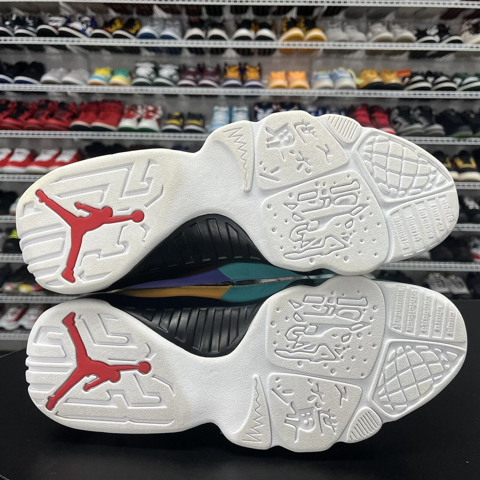 Nike Air Jordan 9 Retro Dream It Do It Multi Color 302370-065 Men's Size 12 Asics Gel-nimbus 26 Wide Running Shoes