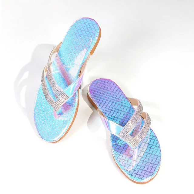 Diamond Sandals Flip Flops Beach Sliders Mountain Biking Flat Pedal Shoes