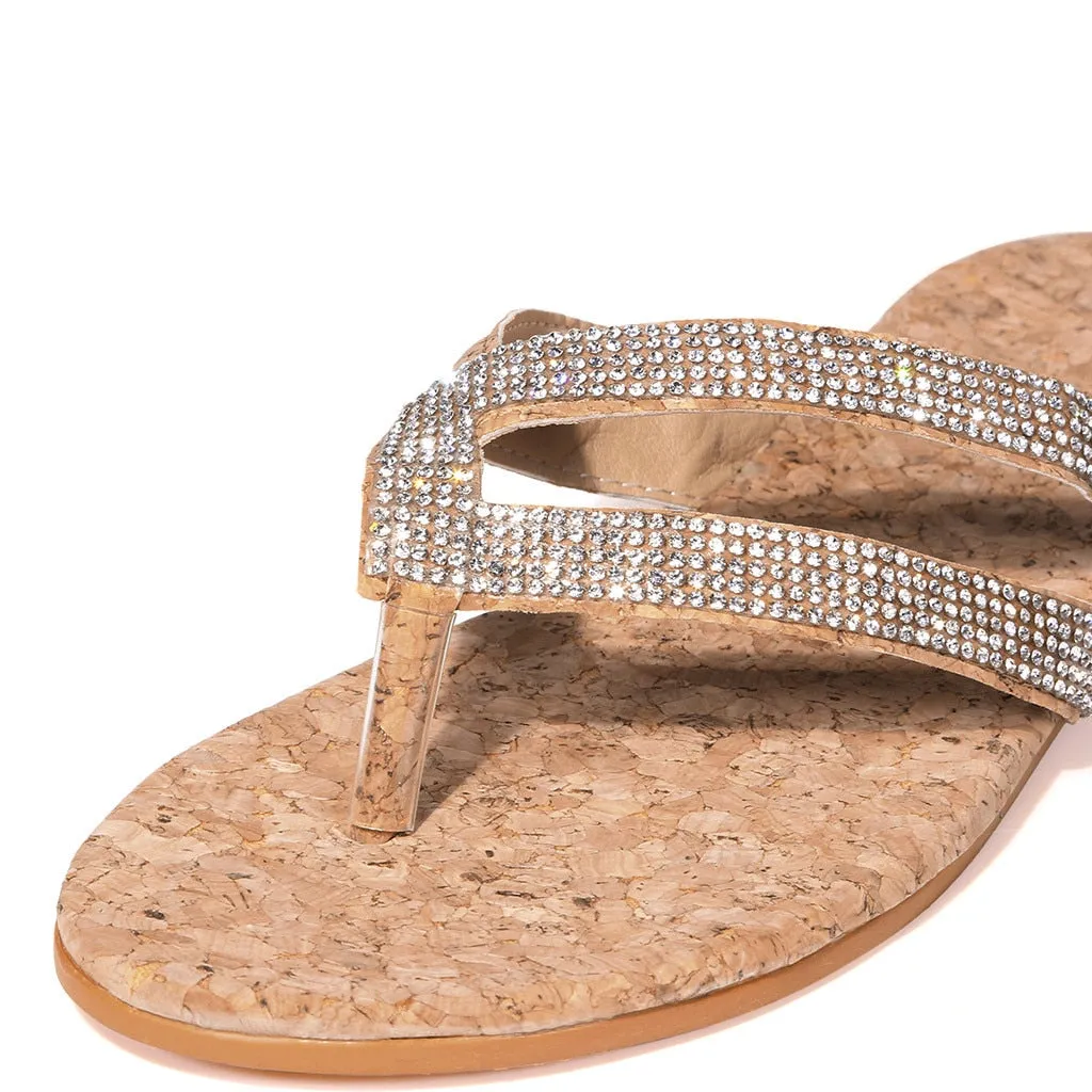 Flat Shoe Trends Diamond Sandals Flip Flops Beach Sliders
