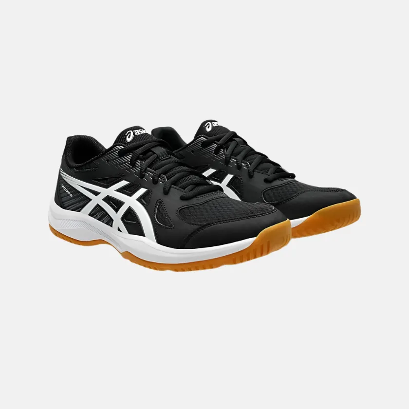 Asics Golf Shoes Clearance Asics Upcourt 6 Men's Badminton Shoes - Black/White