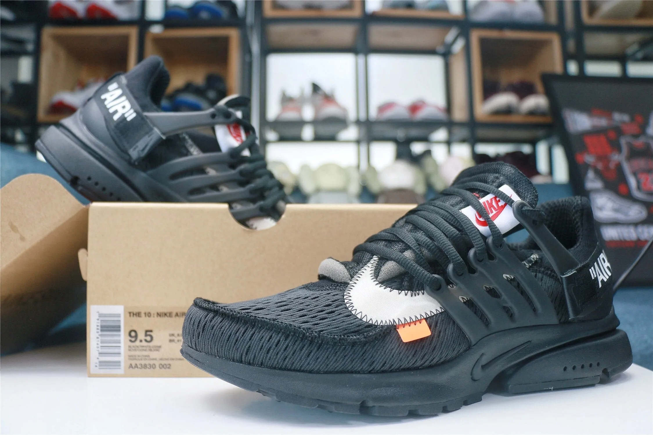Asics Metarun Shoes OFF-WHITE x Air Presto 'Black'