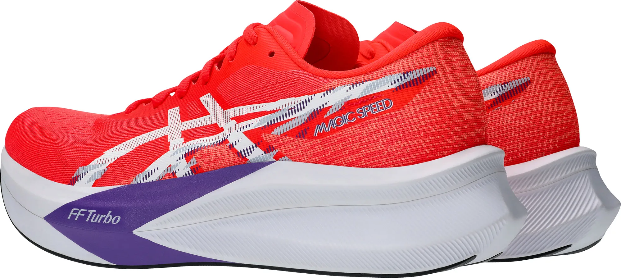 Asics Basketball Shoes Retro Asics Magic Speed 4 Mens Running Shoes - Red