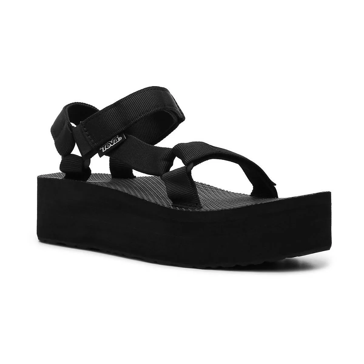 Wide Waterproof Walking Shoes Teva Women's Flatform Universal Sandal - Black