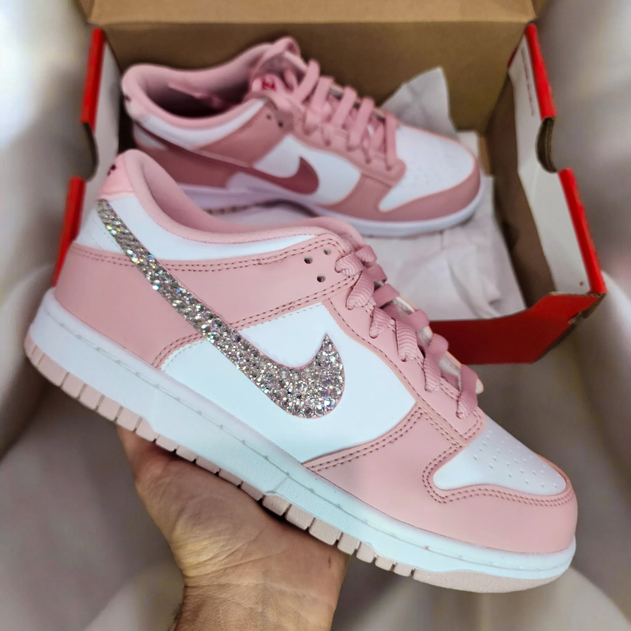 Asics Shoes Clearance Sale Dunk Low Women/Youth (Pastel Pink)