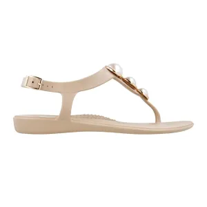 Oka-B Maisie Women's Flip Flop with a strand of pearls Work Waterproof Shoes