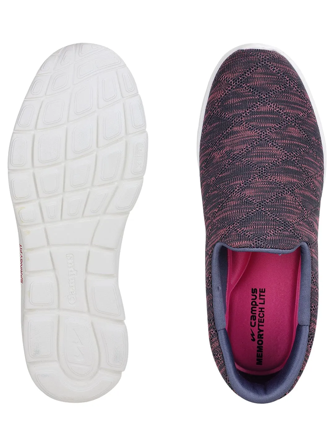 AANYA Pink Women's Casual Shoes Thick Sole Casual Shoes