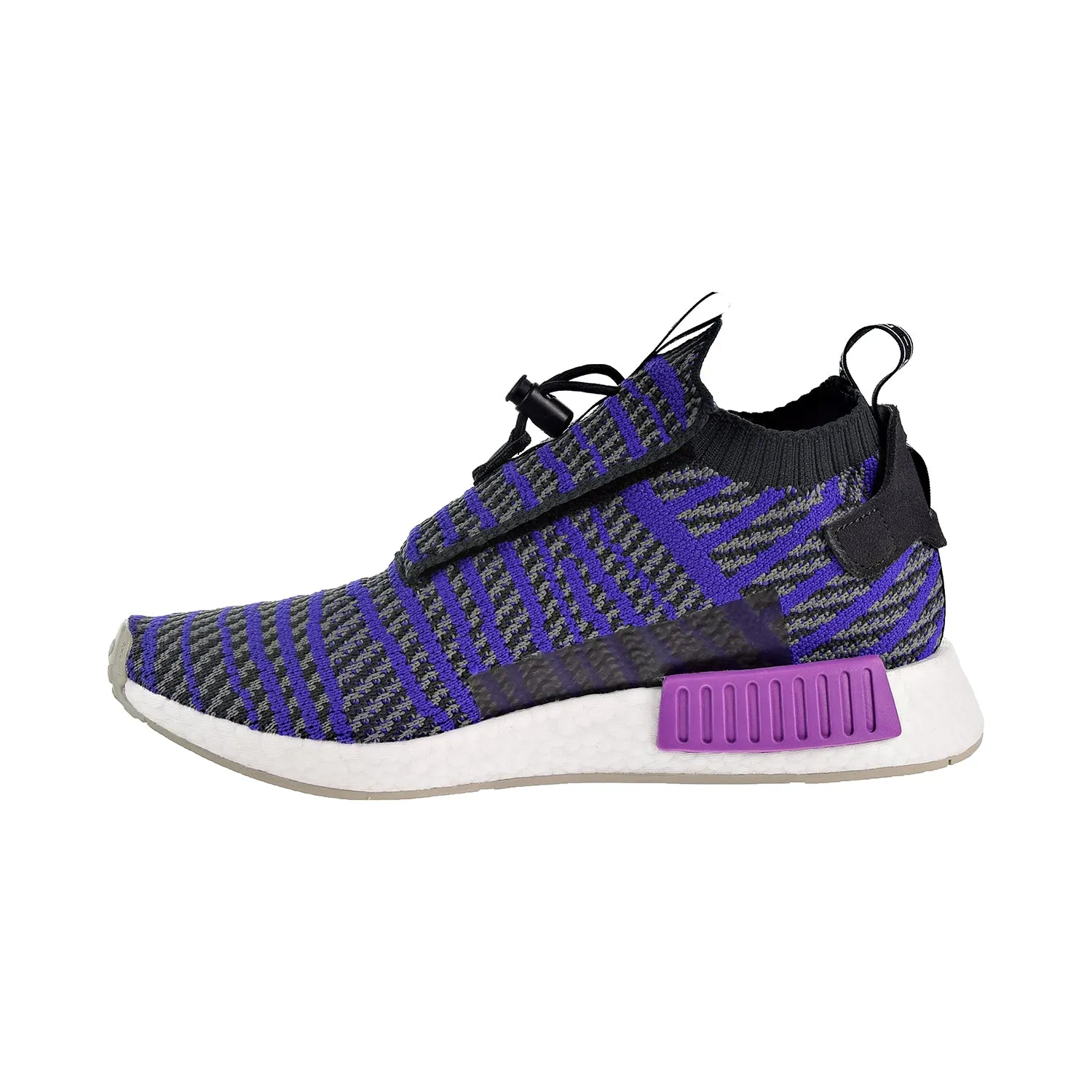 Adidas NMD_TS1 Primeknit Men's Shoes Purple/Grey Adidas Shoe Box