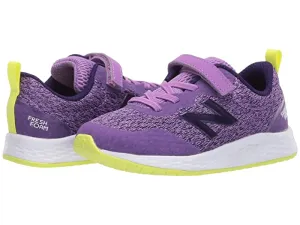Girls Velcro Fresh Foam Arishi Running Shoe Neo Violet/Black Plum New Balance.327 Womens