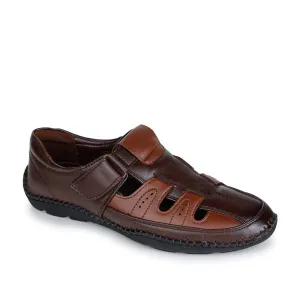 Coolers Formal (Brown) Sandals For Men BM-6N By Liberty Target Sandals