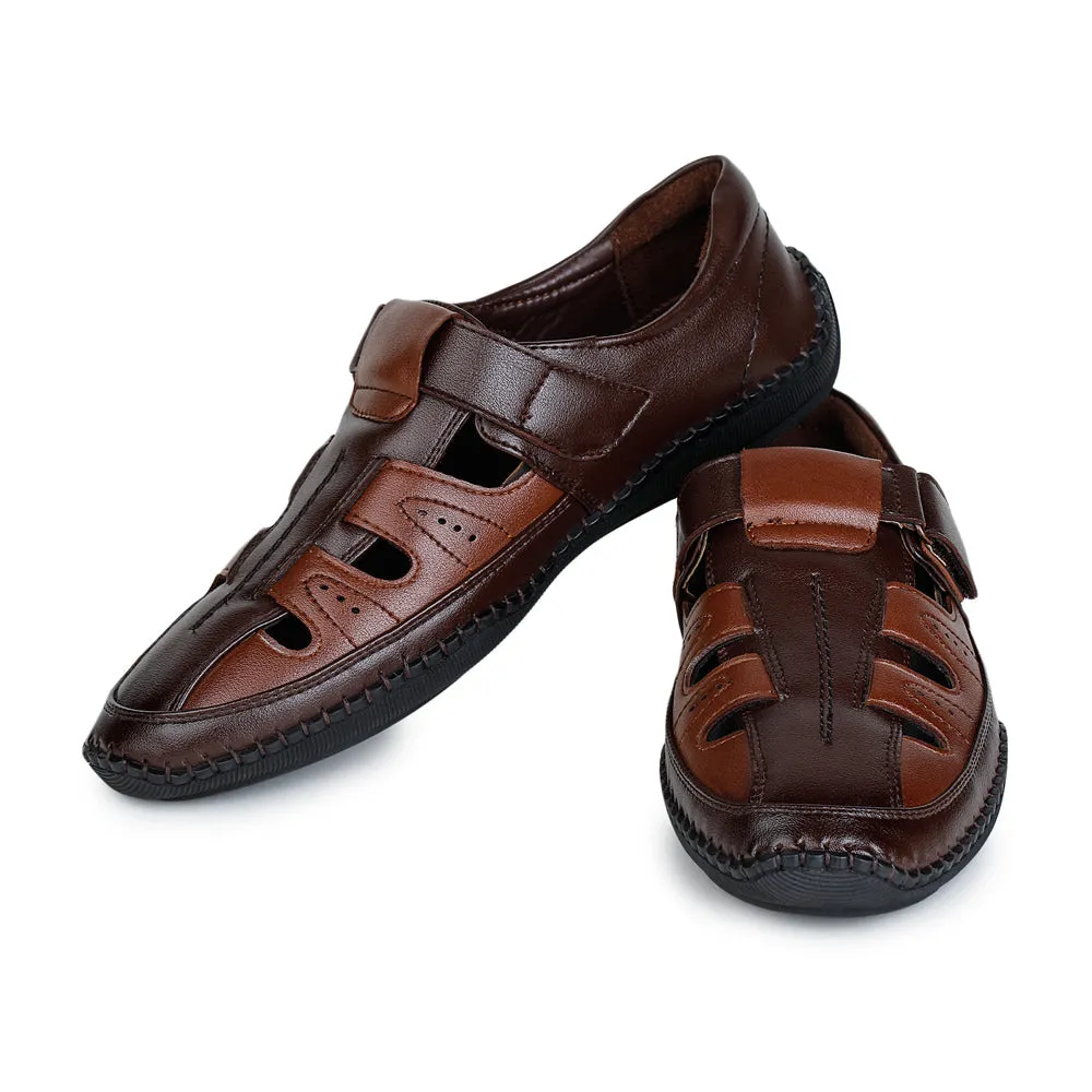 Coolers Formal (Brown) Sandals For Men BM-6N By Liberty Sandals Wedding Price List