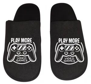 love to play video game Gamer Gaming Men's Slippers / House Shoes slides dad husband father son gift Thanksgiving Slippers