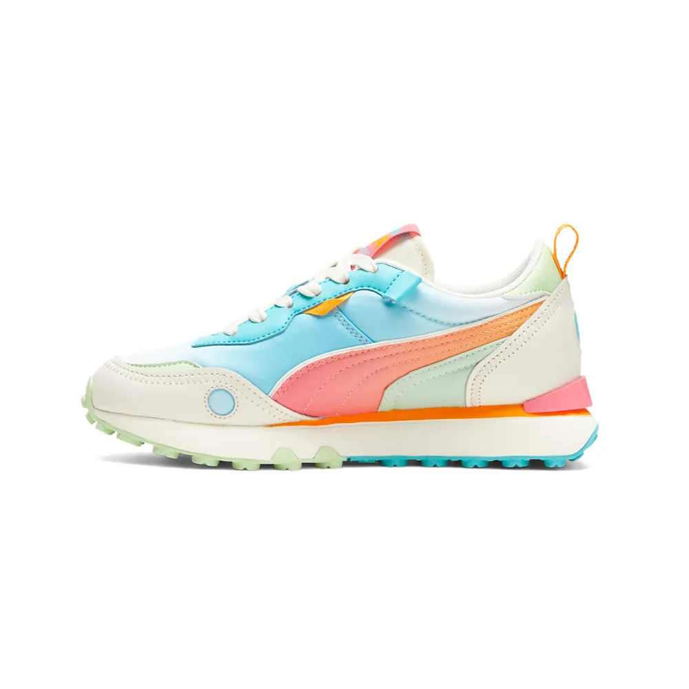 Asics Gel Blast 4 Squash Shoes Rider Fv Summer Ombre Lace Up Sneakers (Big Kid)