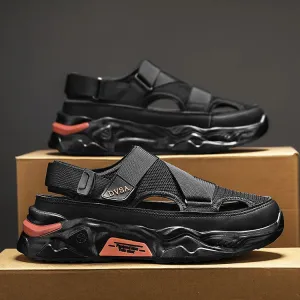 Desmos Ancient Greek Sandals Men's Summer Mesh Breathable Sport Sandals