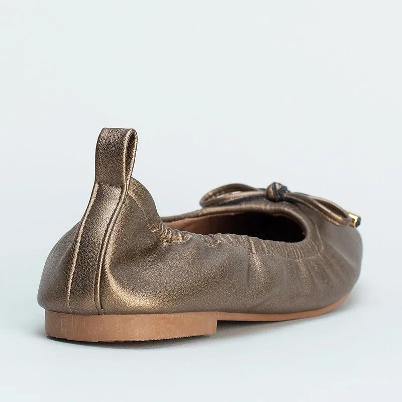 Elasticated Pump with Bow _ 161048 Water Shoes For Flat Feet