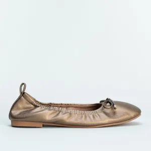 Elasticated Pump with Bow _ 161048 Size 5 Shoes Flats