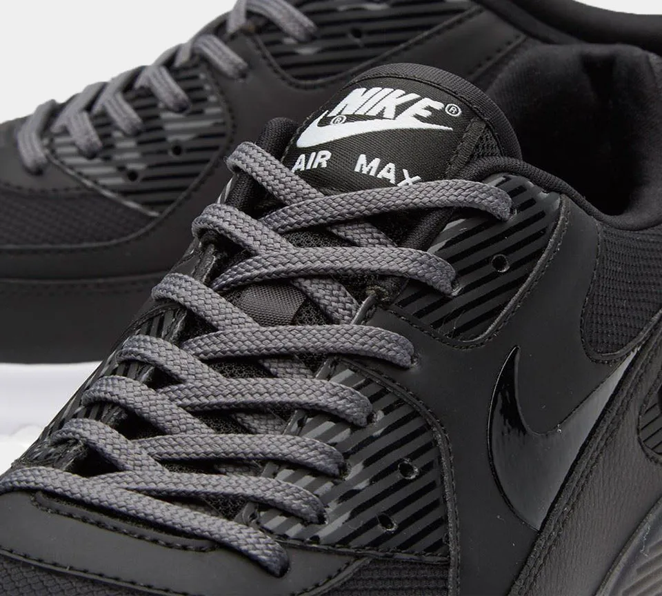 Nike Air Max 90 Ultra Essential 724981 007 Trainers Black/Dark Grey UK 4.5 Asics Splatter Paint Shoes