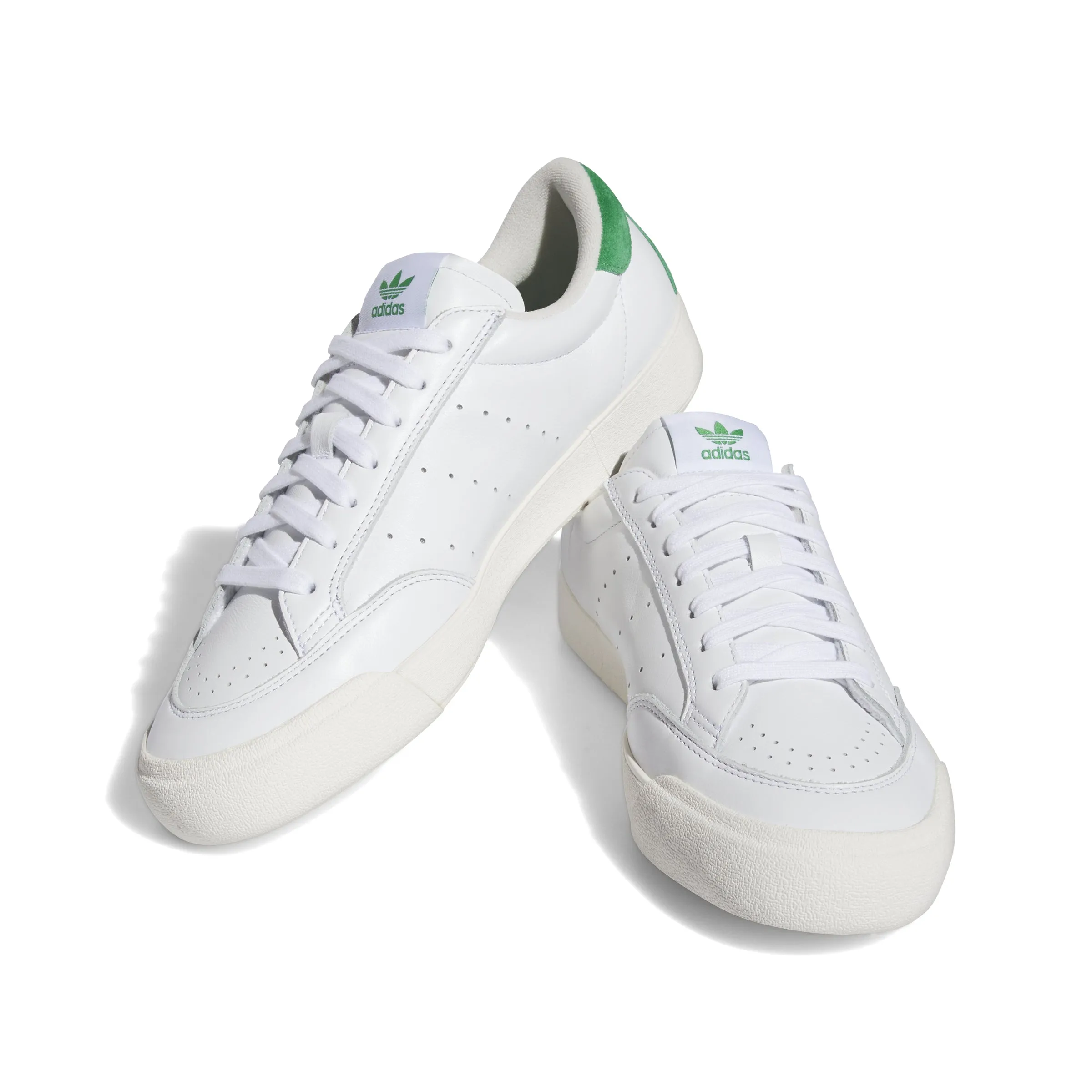 Adidas - Nora in Cloud White/Cloud White/Chalk White Racing Shoes Adidas