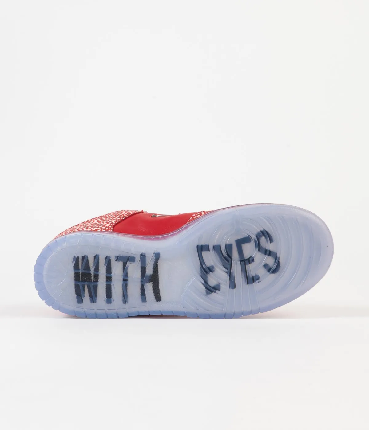 Nike SB x Stingwater Dunk Low OG Shoes - Chile Red / Clear - White - Sail Shop Deals On Asics Gel-nimbus 27 Running Shoes