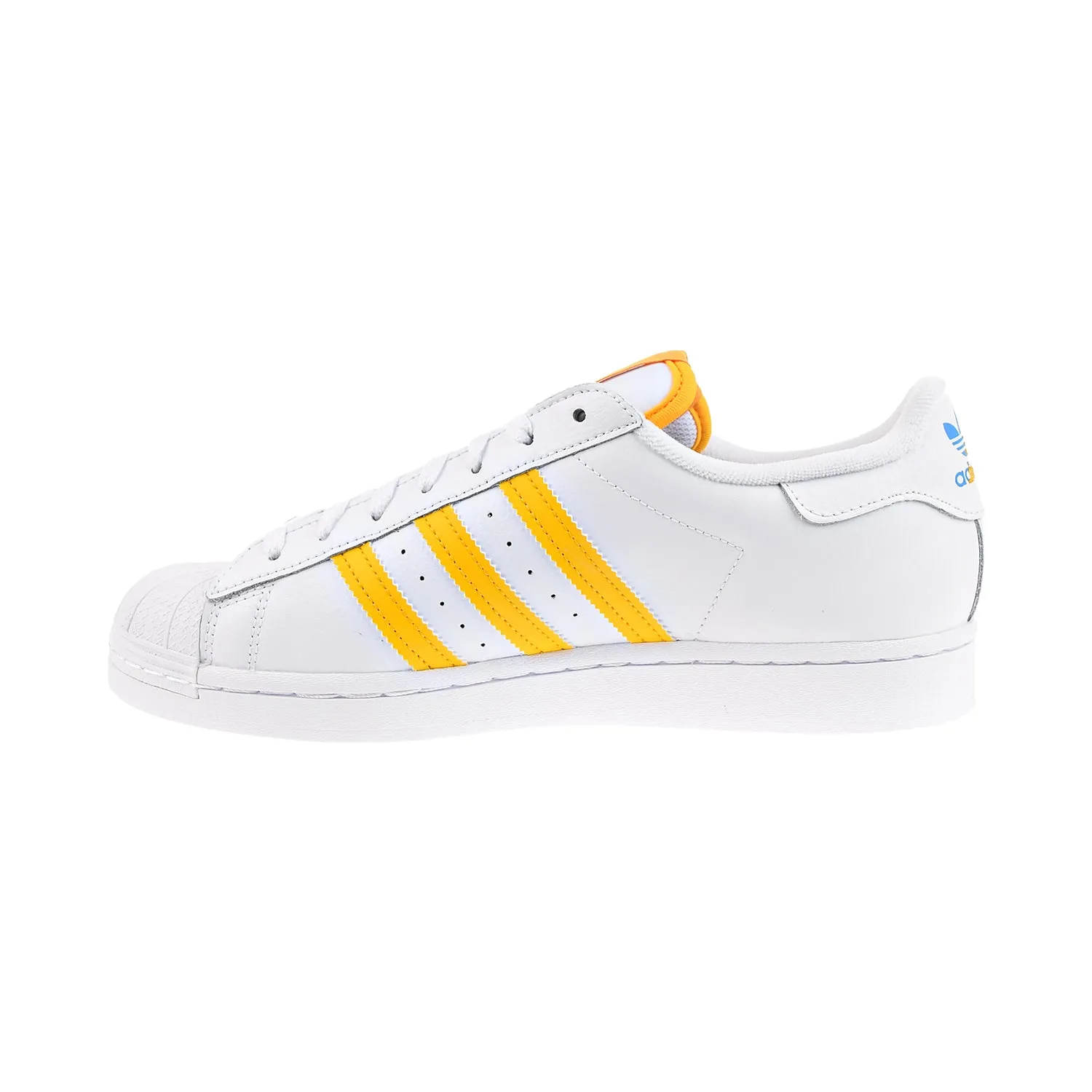 Adidas Leopard Shoes Adidas Superstar Men's Cloud White-College Gold-Pulse Blue