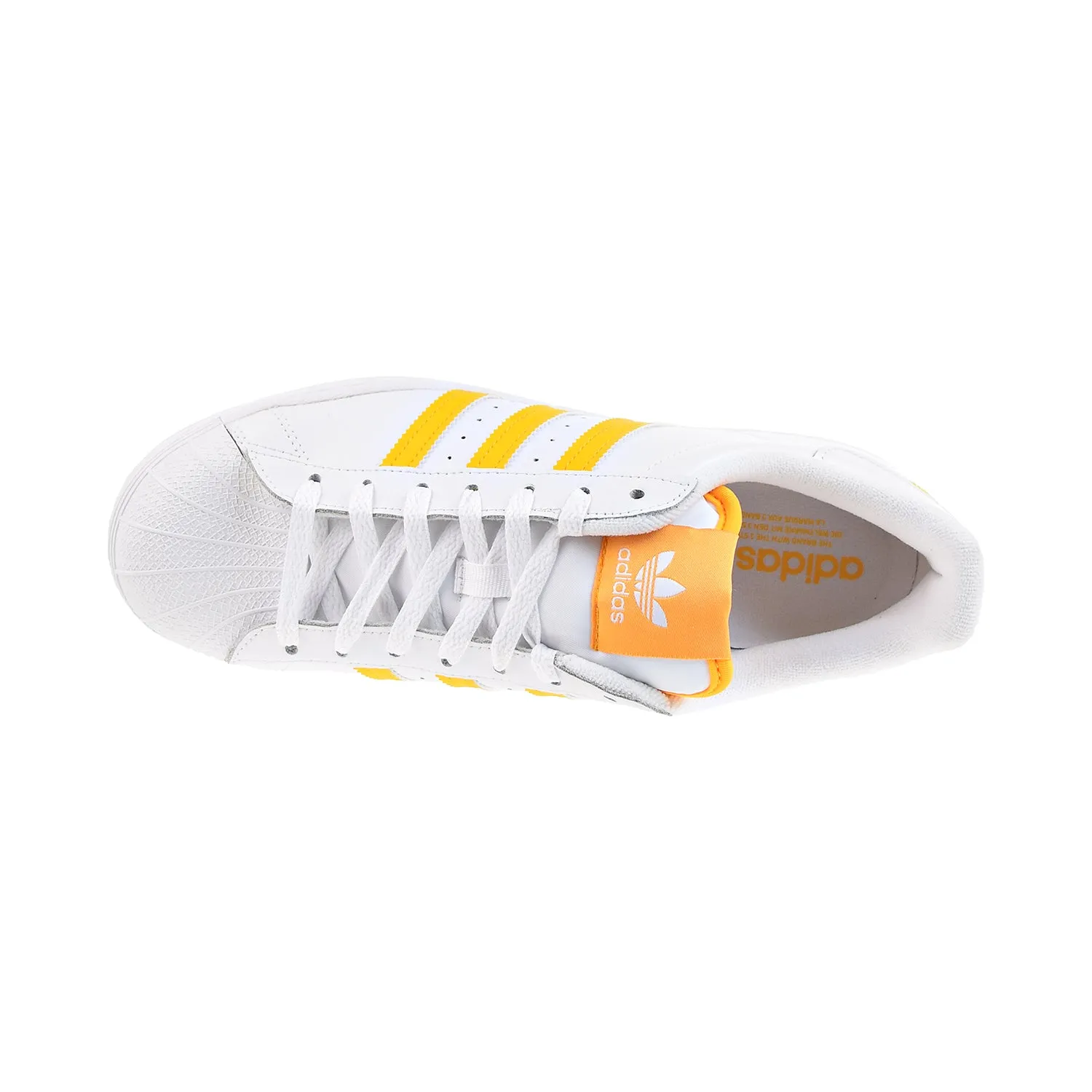 Adidas Superstar Men's Cloud White-College Gold-Pulse Blue American Football Shoes Adidas