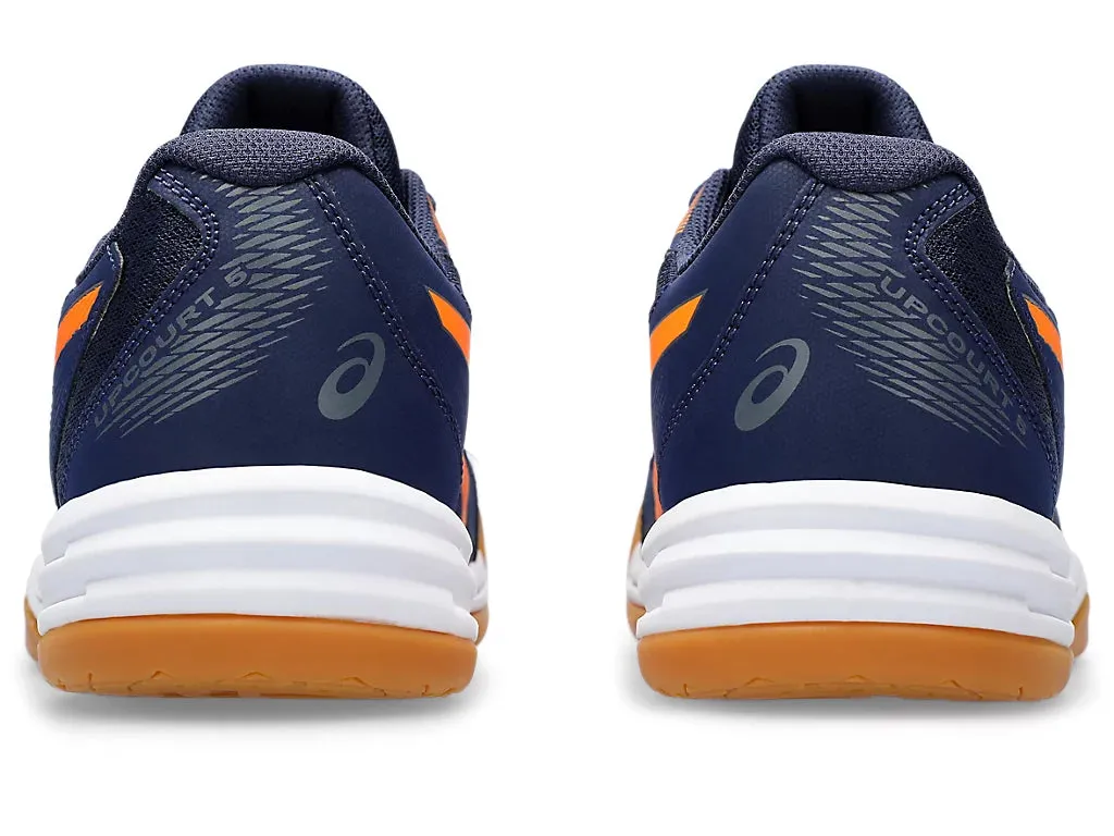 Asics Upcourt 5 Indoor Shoes (Peacoat/Shocking Orange) Asics Metarun Running Shoes
