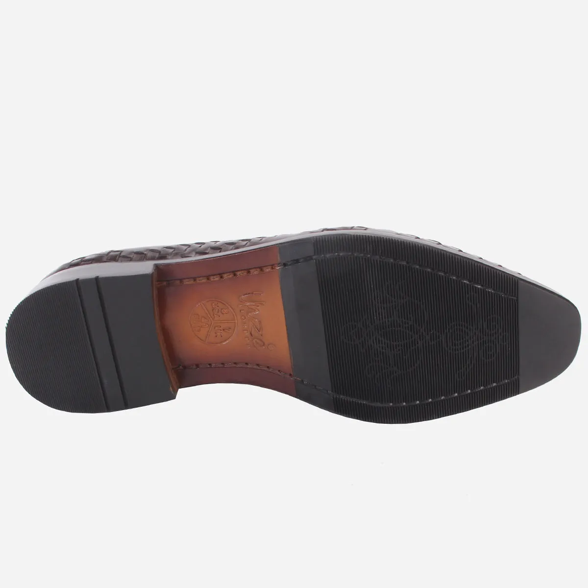 Men's "BEAU" Stylish Leather Formal Shoes Flat Bottom Bike Shoes