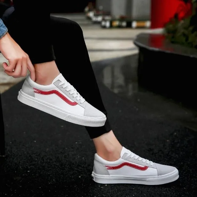 New Design Popular Personality Men Flats Shoes Suitable  Hiking Canvas Couple Models Lace-up Youth shoes Stiff Or Soft Climbing Shoes