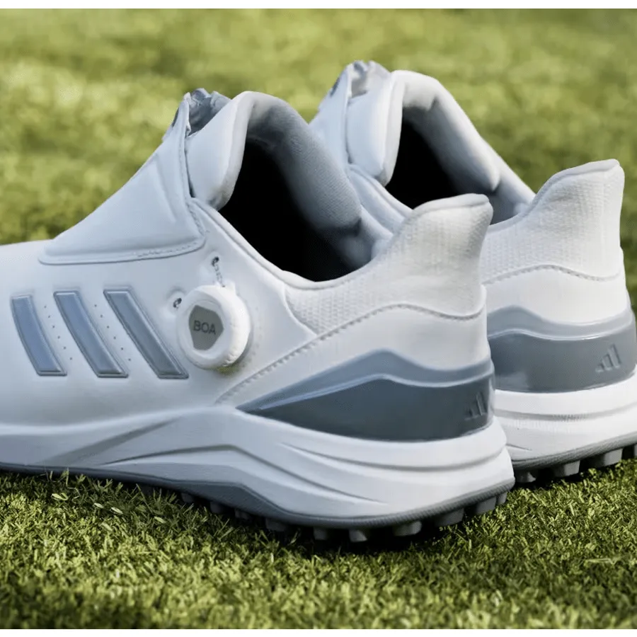 Adidas SolarMotion Boa Wide 24 Mens Golf Shoe - White Adidas Korn Shoes