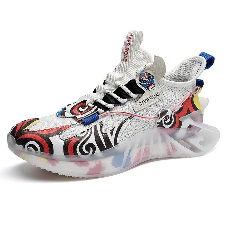 Great Hiking Shoes Fall Winter Men High-top National Fashion Sneakers