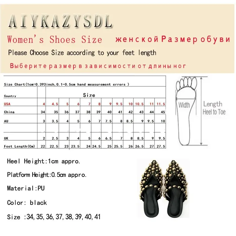 Women Studs Gladiator Sandals Causal Flat Shoes Fun Wedding Shoes Flats