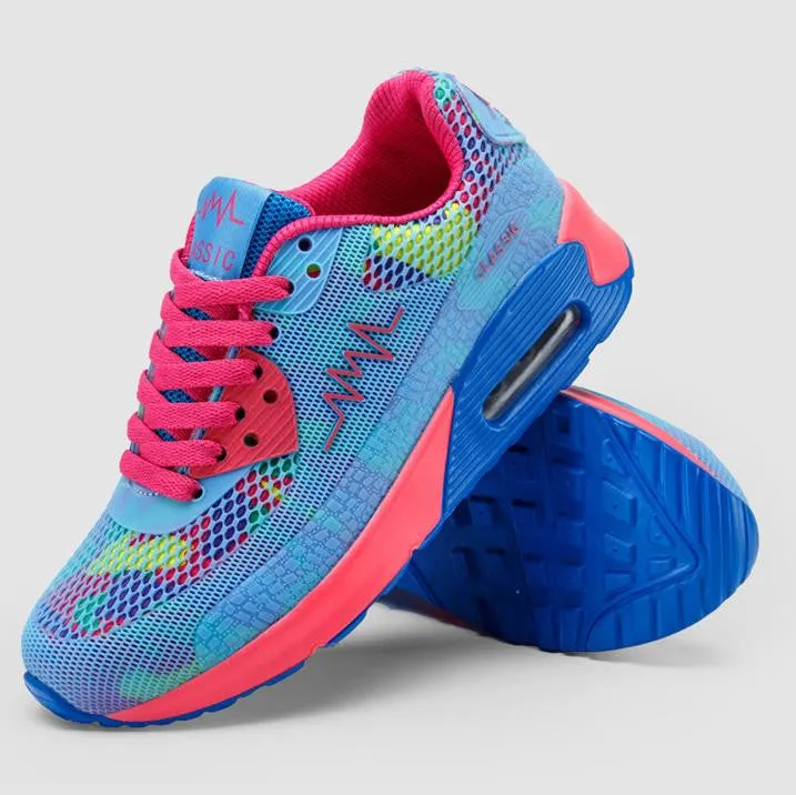 Casual Derby Shoe Fashion Flats Women Trainers Breathable Sport Woman Shoes Casual Outdoor Walking Women Flats