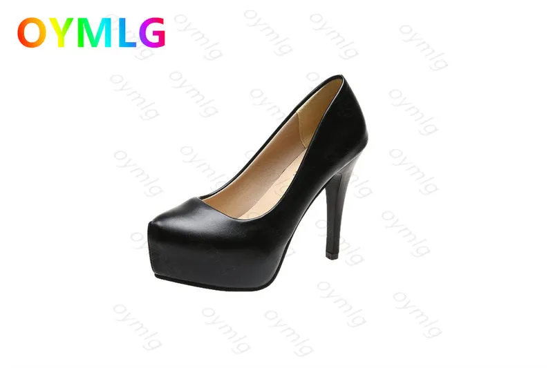 kamames high heels women stiletto princess waterproof platform nightclub super high heel single shoes black women's shoes Waterproof Postal Shoes