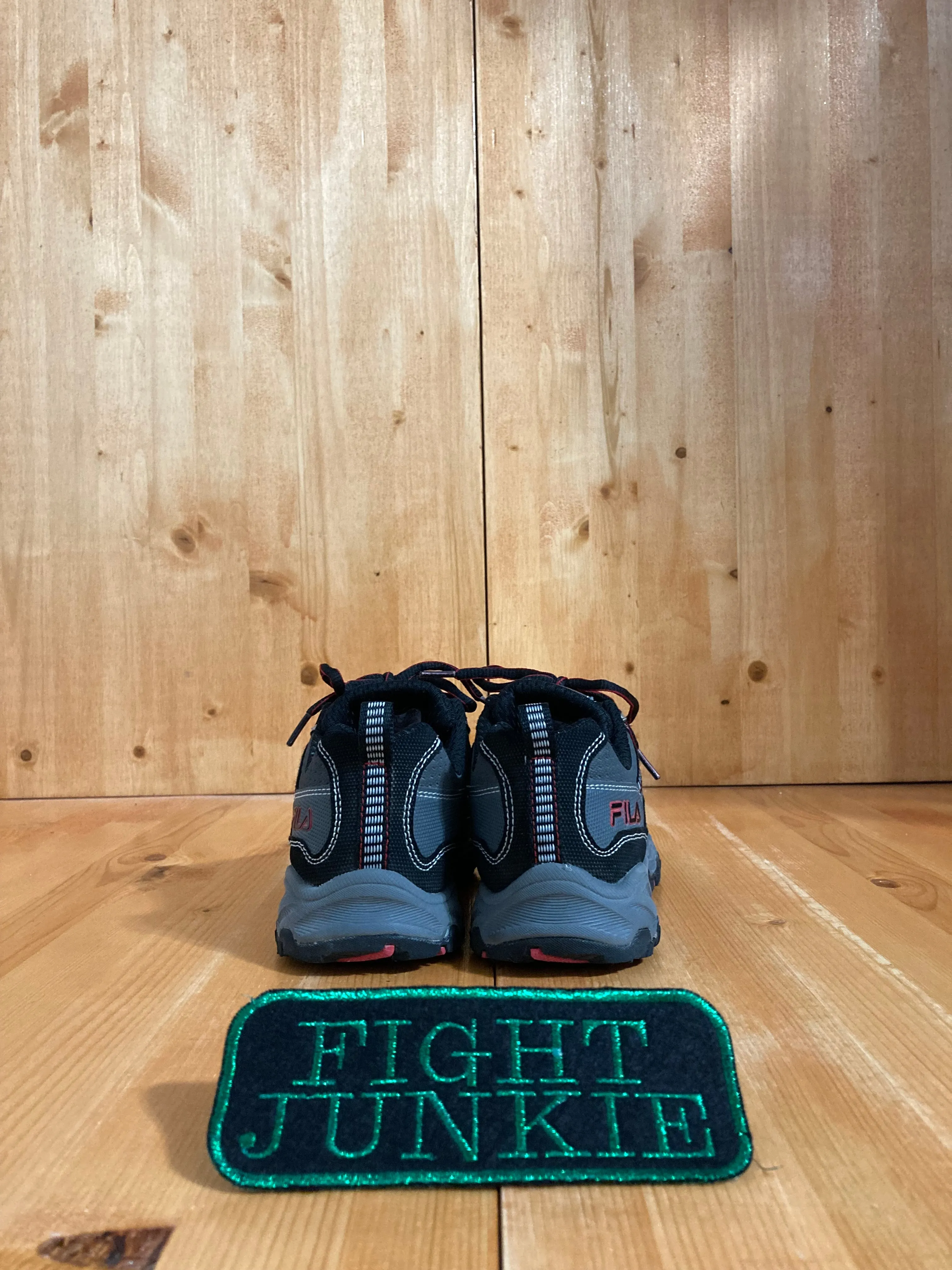 Best Trail Running Barefoot Shoes FILA AT PEAKE 21 Youth Size 3Y Trail Shoes Sneakers Gray & Black 3JM00233-053