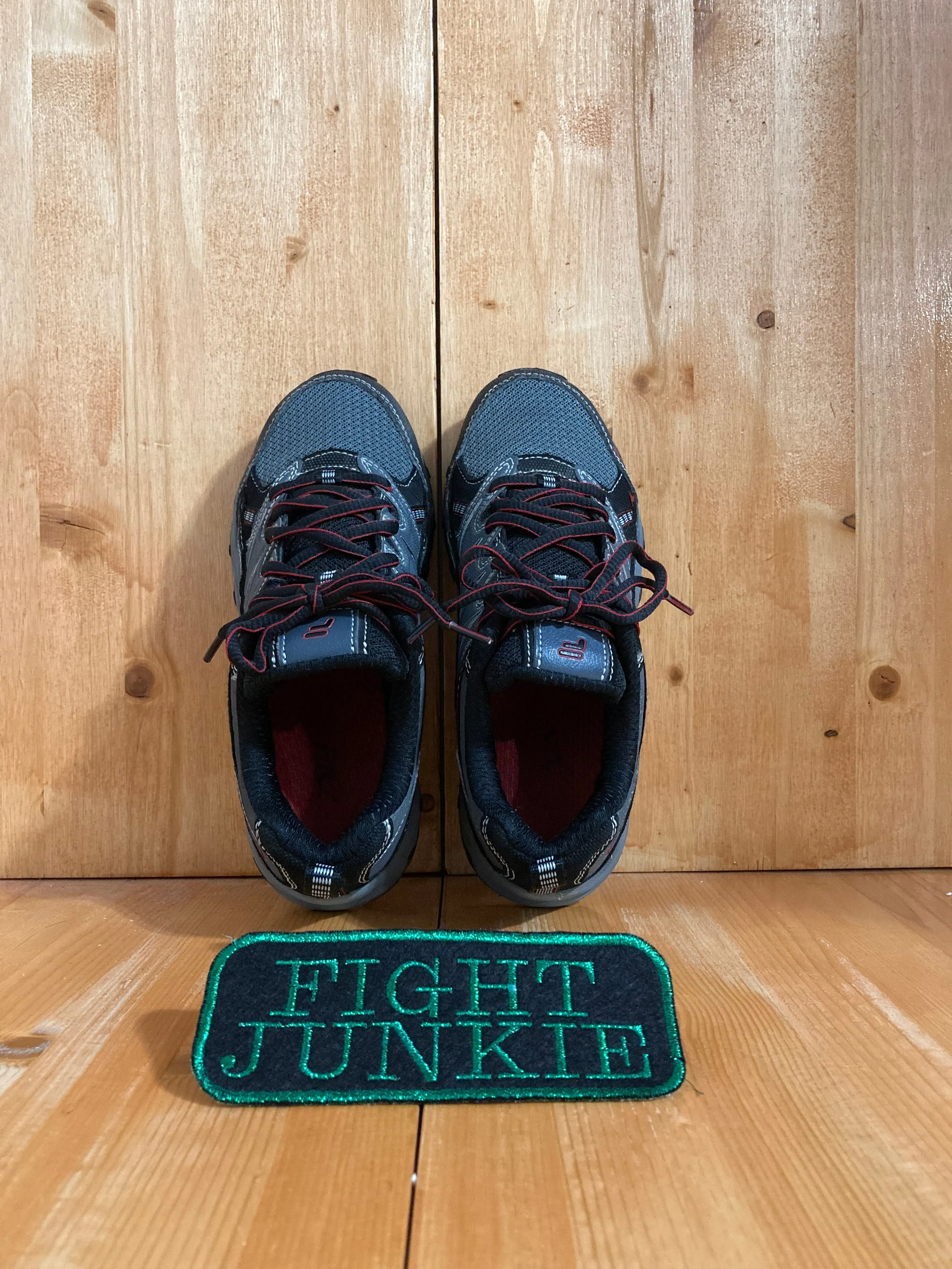 FILA AT PEAKE 21 Youth Size 3Y Trail Shoes Sneakers Gray & Black 3JM00233-053 Juniper Trail 2 Trail Shoe