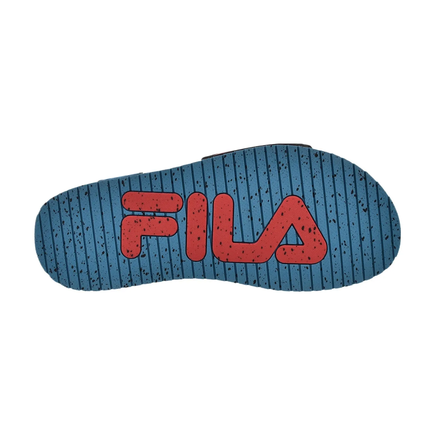 Fila Lunar Men's Slide Sandals Black-Capri Breeze-Fila Red Open Toe Slides