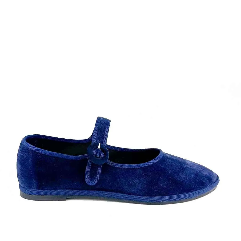 Flat Ball Shoes Friulana Mary Jane - Dark Navy