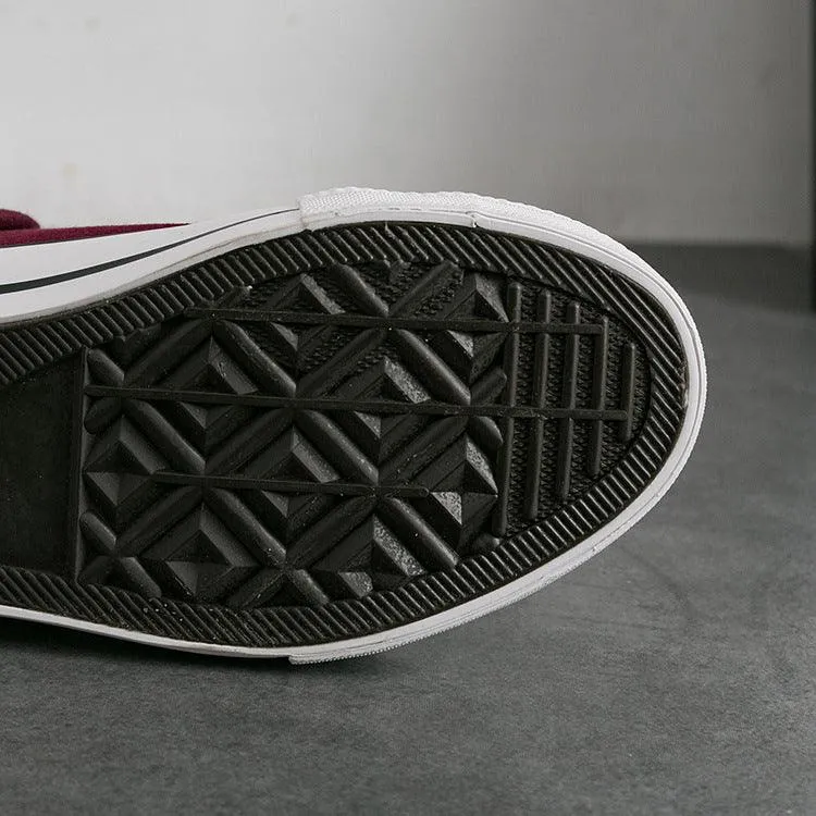 Flat mid-to-high women canvas shoes Gold Flat Shoes