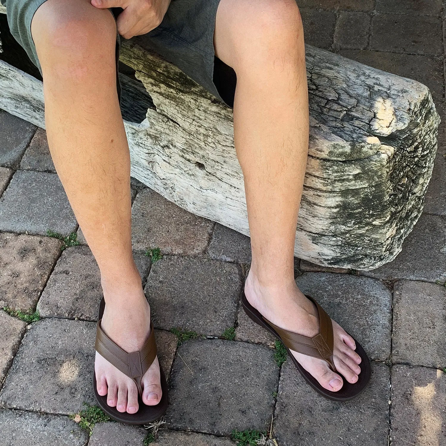 Voyager Men's Flip Flops Wedding Guest Outfits With Flat Shoes