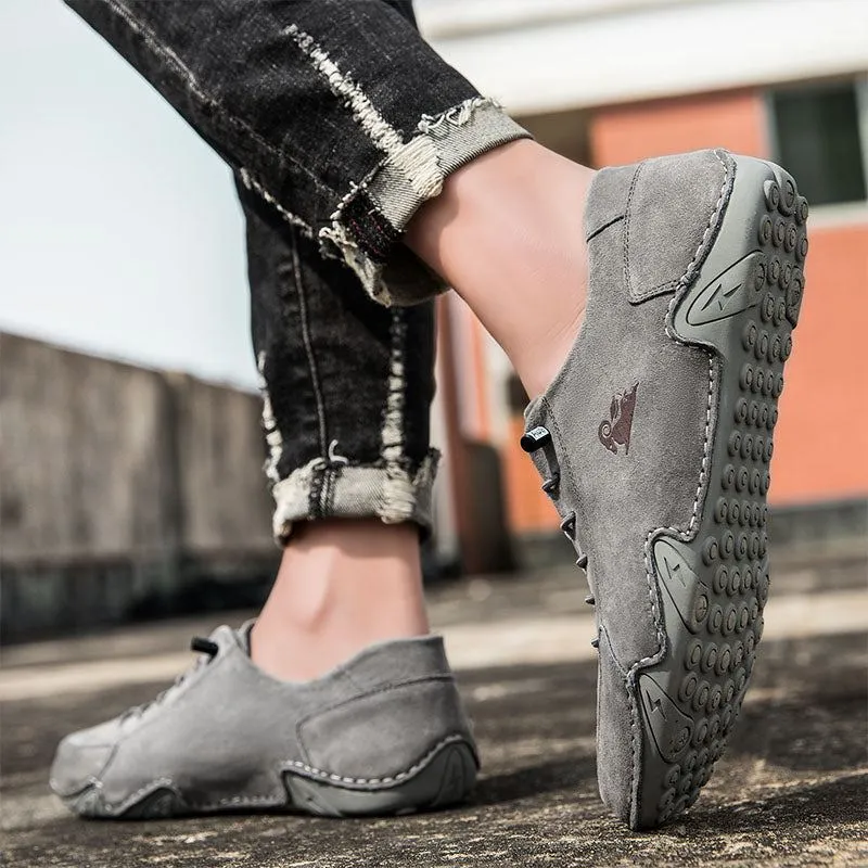 Dbeck UrbanTrekker: Men's Lightweight Non-Slip Walking Shoes For Commuting, Biking & Driving Waterproof Spray For Hiking Shoes