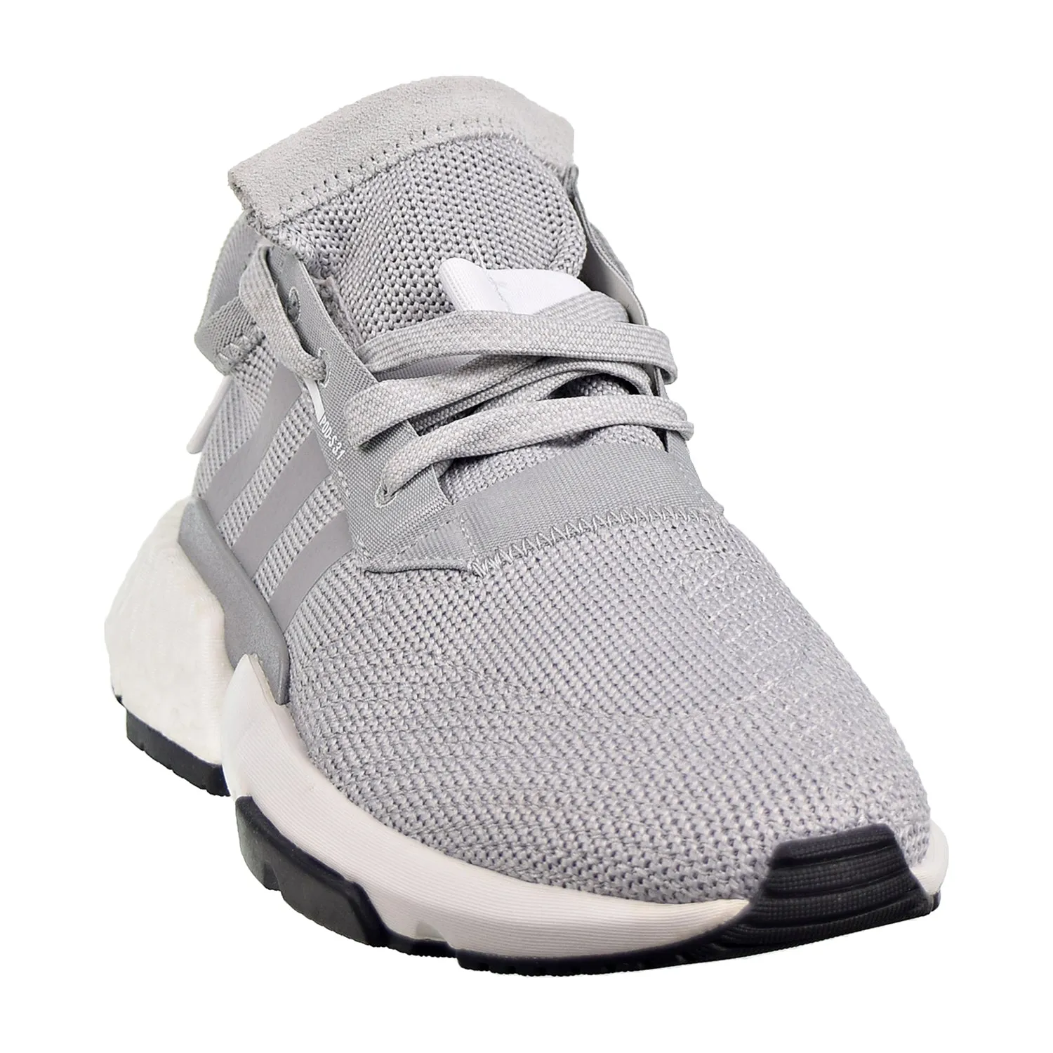 Adidas POD-S3.1 J Big Kid's Shoes Grey Two/Reflective Silver Adidas 70s Running Shoe