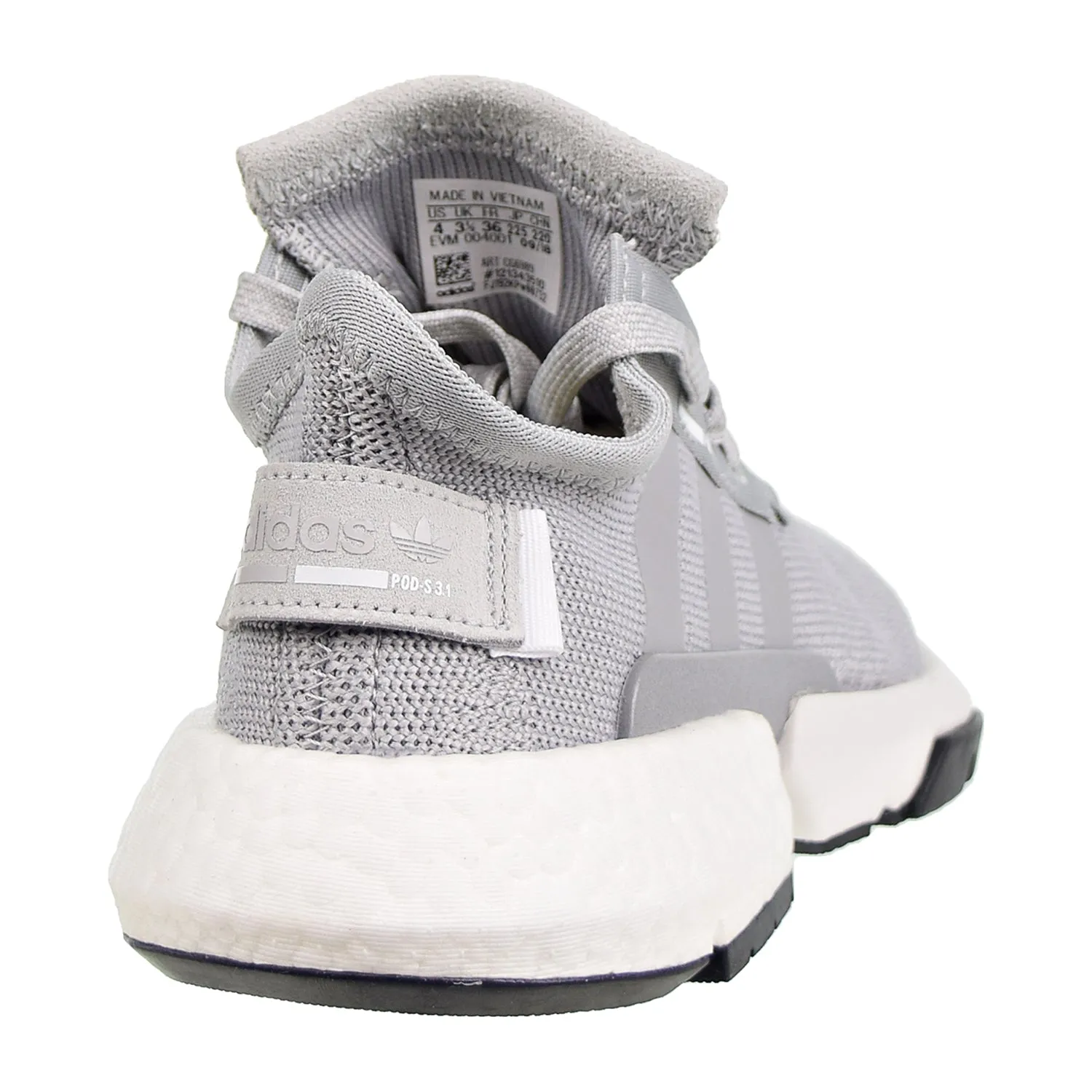 Adidas POD-S3.1 J Big Kid's Shoes Grey Two/Reflective Silver Adidas Running Duramo Sl Shoes