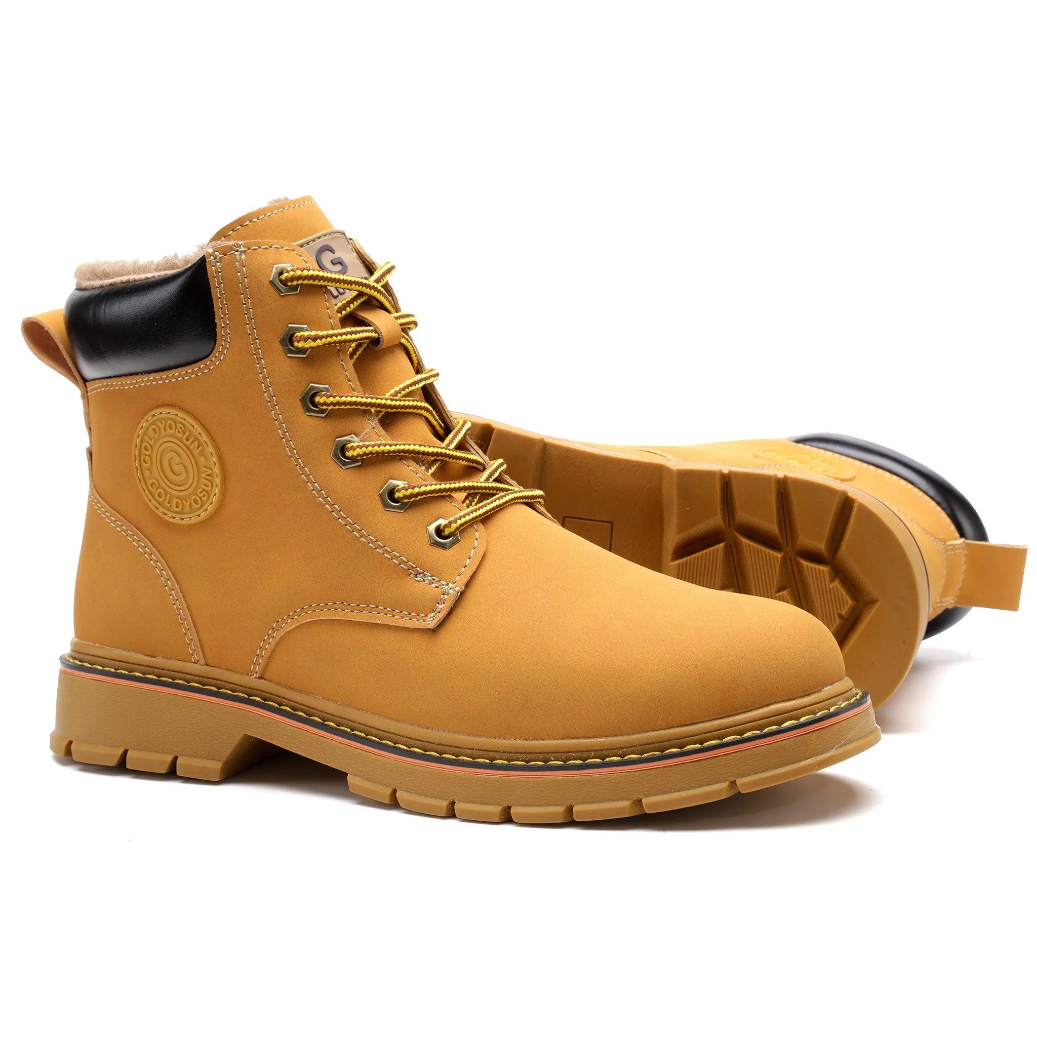 Women's Steel Toe Winter Boots - Fleece Lined | B254 Waterproof Slip Resistant Steel Toe Shoes