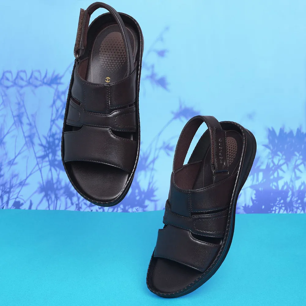 Sand Sandals Healers Brown Casual Sandal For Men STARC-1E By Liberty