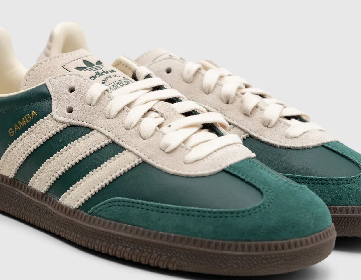 adidas Originals Samba OG Collegiate Green / Cream White - Gum Adidas Lite Racer Shoes