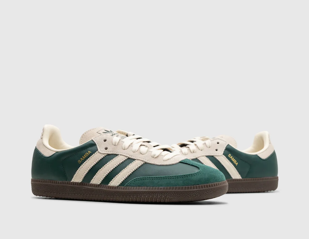 New Nmd Adidas Shoes adidas Originals Samba OG Collegiate Green / Cream White - Gum