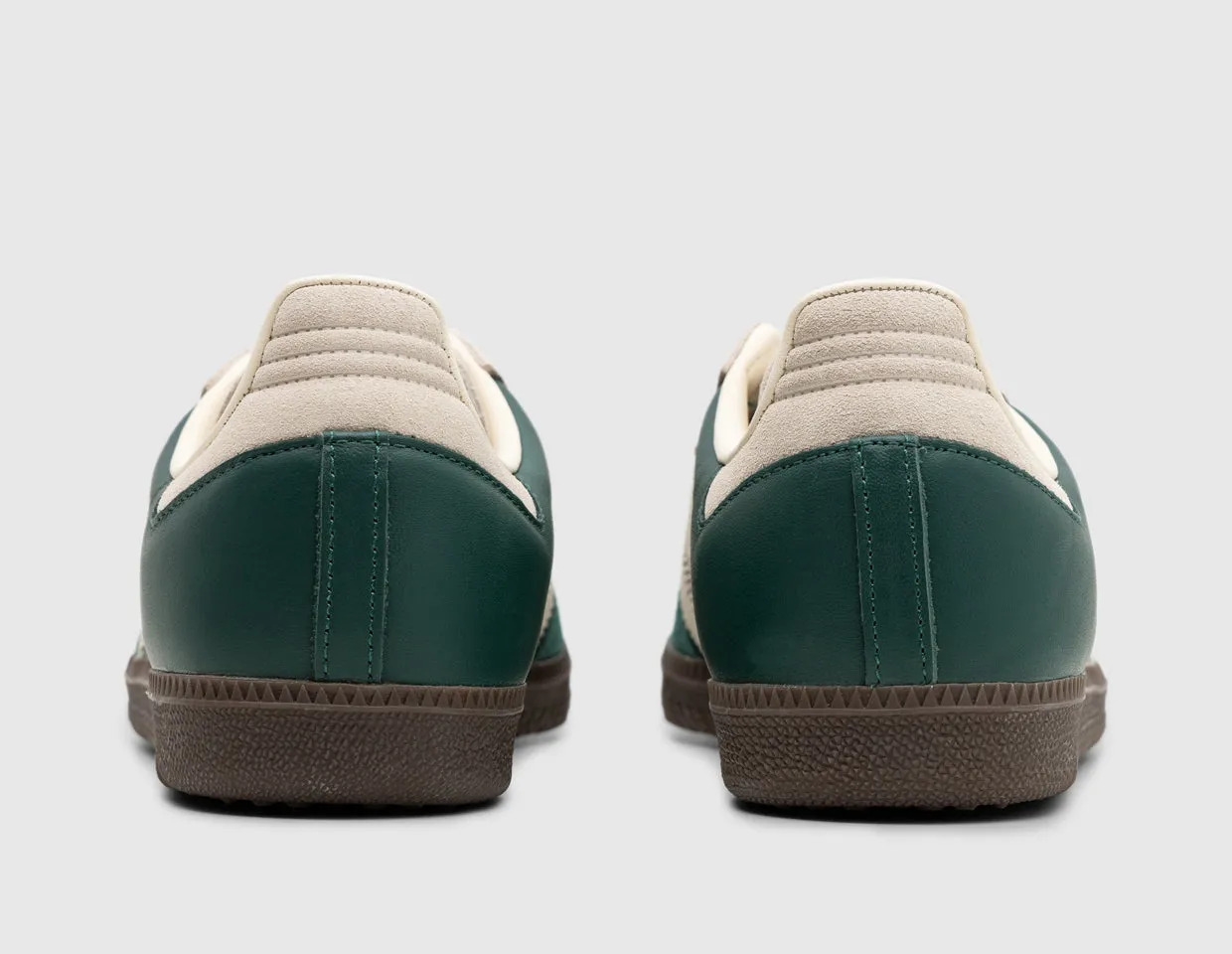 adidas Originals Samba OG Collegiate Green / Cream White - Gum Old School Adidas Shoes