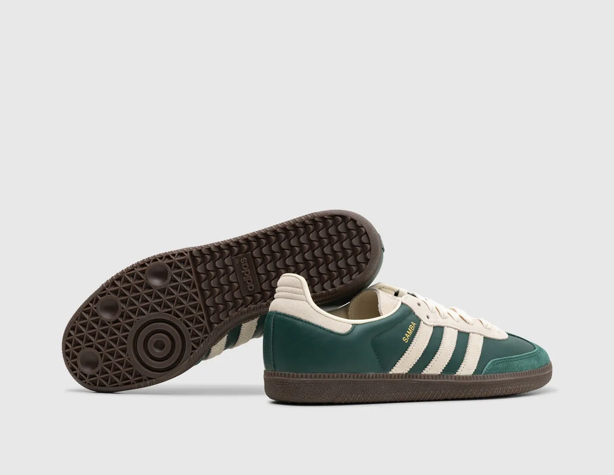 adidas Originals Samba OG Collegiate Green / Cream White - Gum Gazelle Shoes Adidas