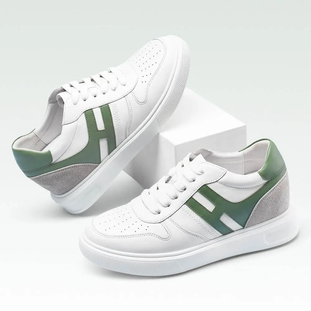 725 Sneakers 6 CM / 2.36 Inches CMR CHAMARIPA Height Increasing Shoes- Women's White Casual Sneakers - Elevate Your Style with 2.36-Inch Height Increase