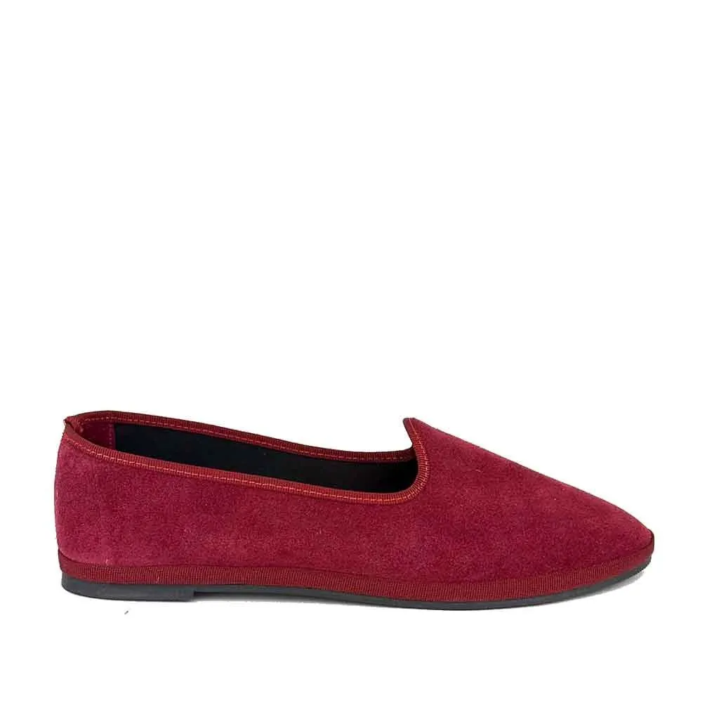 Casual Flat Slip On Shoes Friualana Slipper - Wine